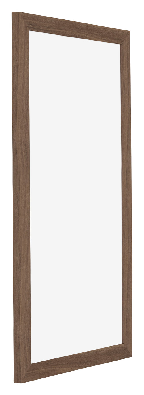 Mura MDF Photo Frame 20x40cm Walnut Dark Front Oblique | Yourdecoration.com