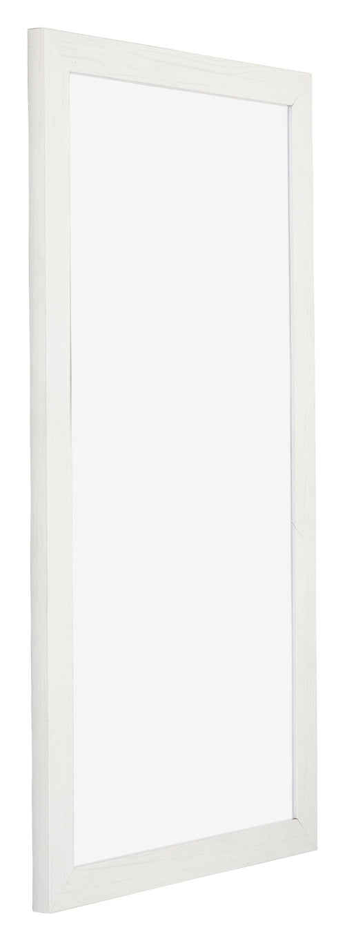 Mura MDF Photo Frame 20x40cm White Wiped Front Oblique | Yourdecoration.com