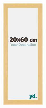 Mura MDF Photo Frame 20x60cm Beech Design Front Size | Yourdecoration.com