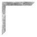 Mura MDF Photo Frame 20x60cm Silver Glossy Vintage Detail Corner | Yourdecoration.com