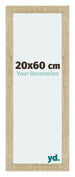 Mura MDF Photo Frame 20x60cm Sonoma Oak Front Size | Yourdecoration.com