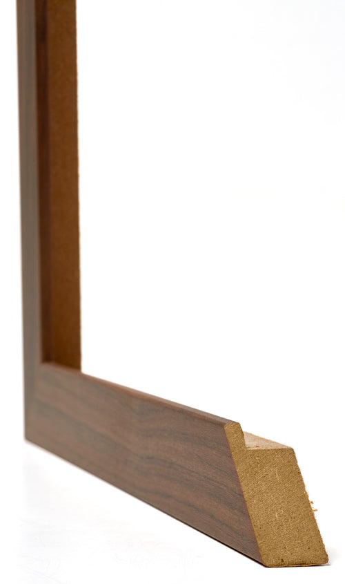 Mura MDF Photo Frame 20x60cm Walnut Dark Detail Intersection | Yourdecoration.com