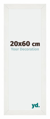 Mura MDF Photo Frame 20x60cm White Wiped Front Size | Yourdecoration.com