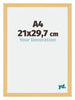 Mura MDF Photo Frame 21x29 7cm A4 Beech Design Front Size | Yourdecoration.com