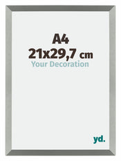 Mura MDF Photo Frame 21x29 7cm A4 Champagne Front Size | Yourdecoration.com