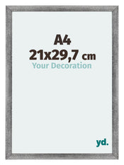 Mura MDF Photo Frame 21x29 7cm A4 Gray Wiped Front Size | Yourdecoration.com