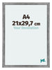 Mura MDF Photo Frame 21x29 7cm A4 Gray Wiped Front Size | Yourdecoration.com