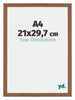 Mura MDF Photo Frame 21x29 7cm A4 Oak Rustic Front Size | Yourdecoration.com