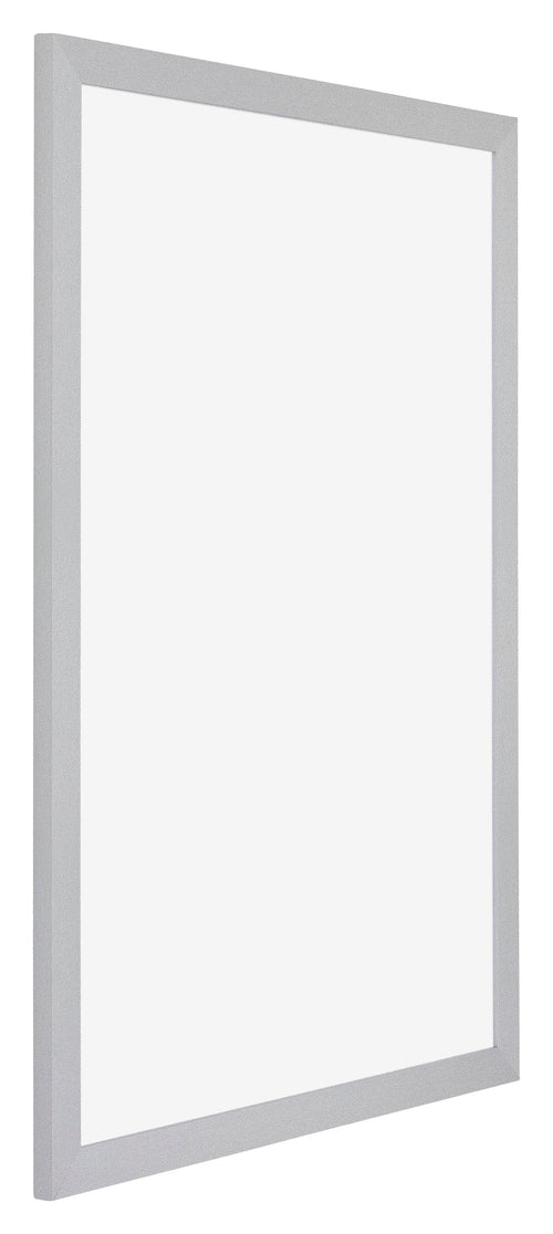 Mura MDF Photo Frame 21x29 7cm A4 Silver Matte Front Oblique | Yourdecoration.com