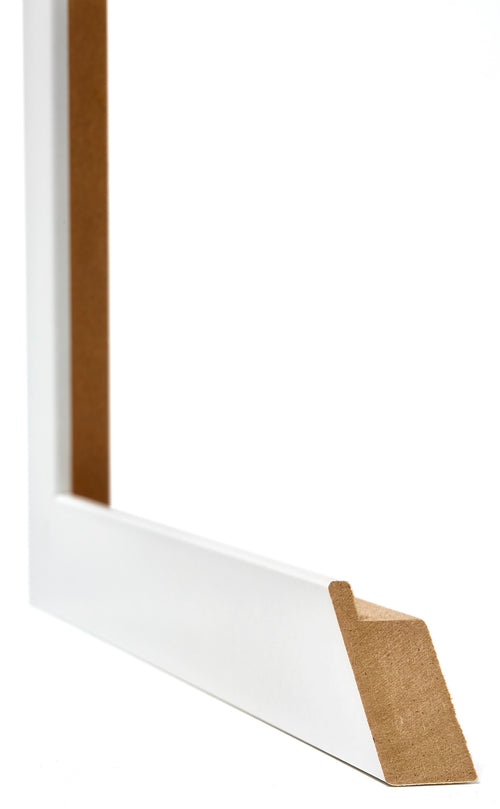 Mura MDF Photo Frame 21x29 7cm A4 White High Gloss Detail Intersection | Yourdecoration.com