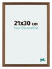 Mura MDF Photo Frame 21x30cm Copper Design Front Size | Yourdecoration.com