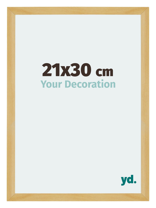 Mura MDF Photo Frame 21x30cm Pine Design Front Size | Yourdecoration.com