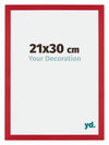 Mura MDF Photo Frame 21x30cm Red Front Size | Yourdecoration.com