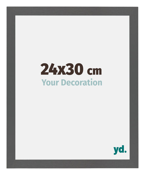 Mura MDF Photo Frame 24x30cm Anthracite Size | Yourdecoration.com