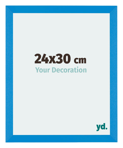 Mura MDF Photo Frame 24x30cm Bright Blue Front Size | Yourdecoration.com