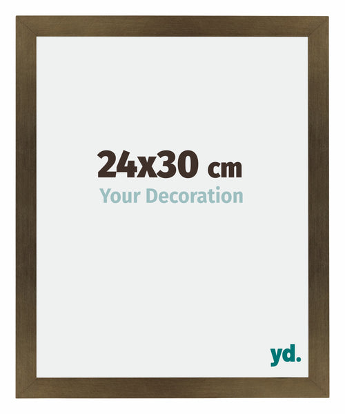 Mura MDF Photo Frame 24x30cm Bronze Design Front Size | Yourdecoration.com