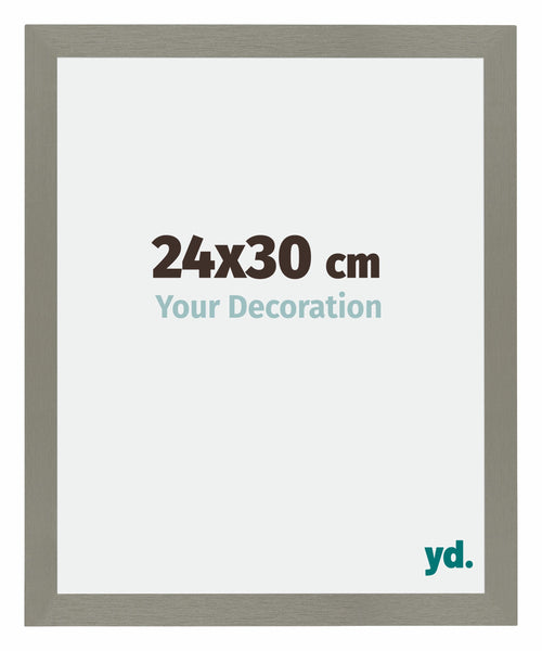 Mura MDF Photo Frame 24x30cm Gray Front Size | Yourdecoration.com