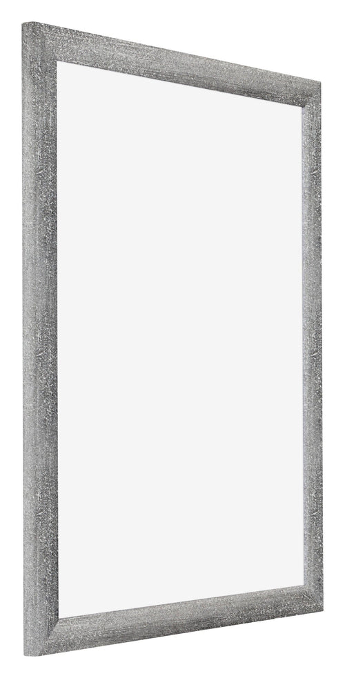 Mura MDF Photo Frame 24x30cm Gray Wiped Front Oblique | Yourdecoration.com