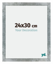 Mura MDF Photo Frame 24x30cm Iron Swept Front Size | Yourdecoration.com