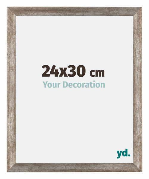 Mura MDF Photo Frame 24x30cm Metal Vintage Front Size | Yourdecoration.com