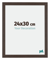 Mura MDF Photo Frame 24x30cm Oak Dark Front Size | Yourdecoration.com