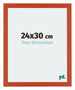 Mura MDF Photo Frame 24x30cm Orange Front Size | Yourdecoration.com