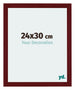 Mura MDF Photo Frame 24x30cm Winered Wiped Front Size | Yourdecoration.com