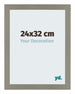 Mura MDF Photo Frame 24x32cm Anthracite Front Size | Yourdecoration.com