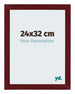 Mura MDF Photo Frame 24x32cm Black Matt Front Size | Yourdecoration.com