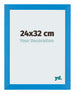 Mura MDF Photo Frame 24x32cm Bright Blue Front Size | Yourdecoration.com