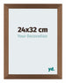 Mura MDF Photo Frame 24x32cm Copper Design Front Size | Yourdecoration.com