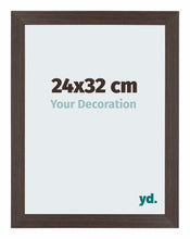 Mura MDF Photo Frame 24x32cm Oak Dark Front Size | Yourdecoration.com