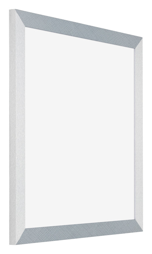 Mura MDF Photo Frame 25x25cm Aluminum Brushed Front Oblique | Yourdecoration.com