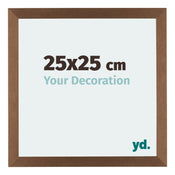 Mura MDF Photo Frame 25x25cm Copper Design Front Size | Yourdecoration.com