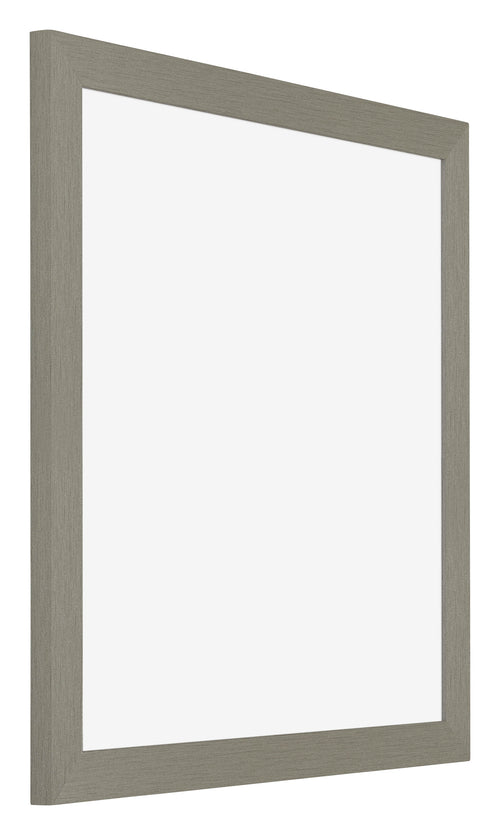 Mura MDF Photo Frame 25x25cm Gray Front Oblique | Yourdecoration.com