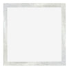 Mura MDF Photo Frame 25x25cm Silver Glossy Vintage Front | Yourdecoration.com