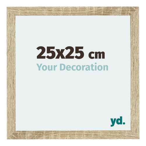 Mura MDF Photo Frame 25x25cm Sonoma Oak Front Size | Yourdecoration.com