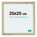 Mura MDF Photo Frame 25x25cm Sonoma Oak Front Size | Yourdecoration.com