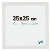 Mura MDF Photo Frame 25x25cm White Matte Front Size | Yourdecoration.com