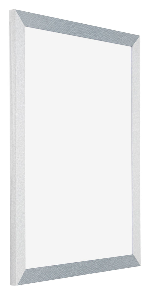 Mura MDF Photo Frame 25x30cm Aluminum Brushed Front Oblique | Yourdecoration.com