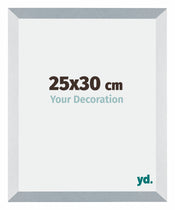 Mura MDF Photo Frame 25x30cm Aluminum Brushed Front Size | Yourdecoration.com