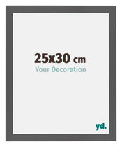 Mura MDF Photo Frame 25x30cm Anthracite Size | Yourdecoration.com