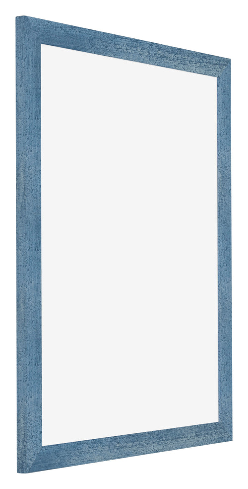 Mura MDF Photo Frame 25x30cm Bright Blue Swept Front Oblique | Yourdecoration.com