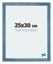 Mura MDF Photo Frame 25x30cm Bright Blue Swept Front Size | Yourdecoration.com