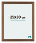 Mura MDF Photo Frame 25x30cm Copper Design Front Size | Yourdecoration.com