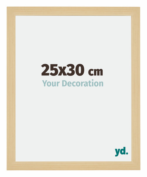 Mura MDF Photo Frame 25x30cm Maple Decor Front Size | Yourdecoration.com