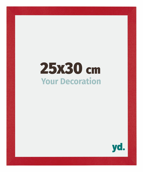 Mura MDF Photo Frame 25x30cm Red Front Size | Yourdecoration.com