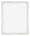 Mura MDF Photo Frame 25x30cm Silver Glossy Vintage Front | Yourdecoration.com
