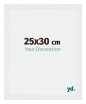 Mura MDF Photo Frame 25x30cm White High Gloss Front Size | Yourdecoration.com