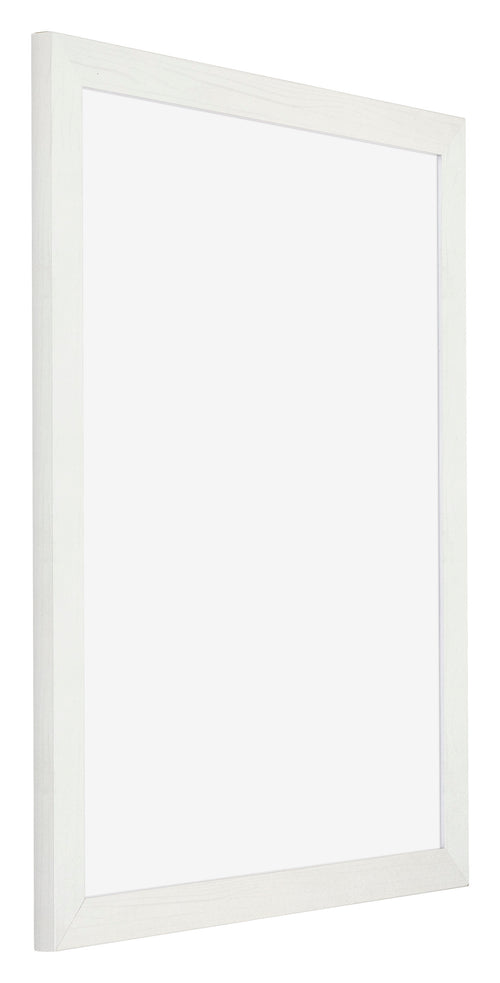 Mura MDF Photo Frame 25x30cm White Wiped Front Oblique | Yourdecoration.com